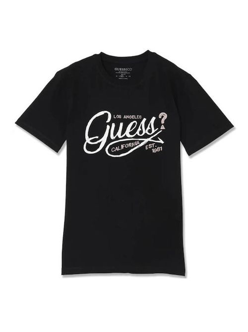 T-shirt uomo nero GUESS | M5RI17J1314/JBLK